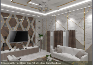 164 Mr. Shree Ram Residence Living Room View 02